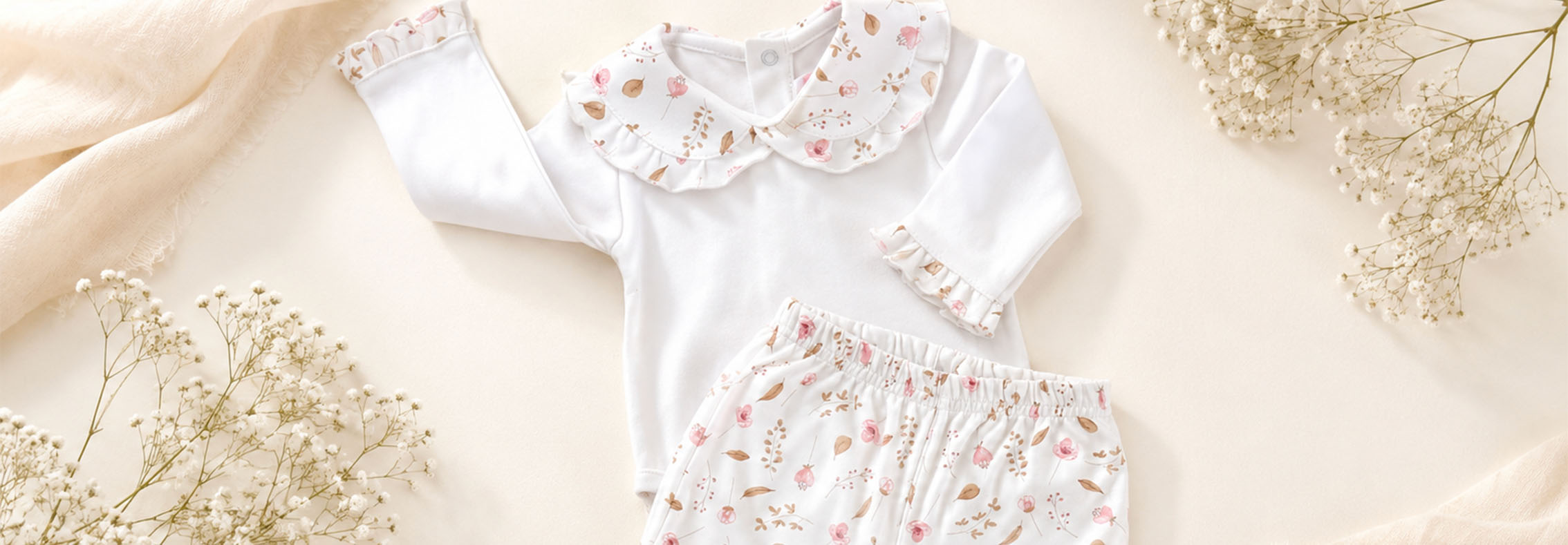 Body Marion Rosado y Pantalón Reversible Marion Rosado: la muda perfecta para tu bebé 🌸✨