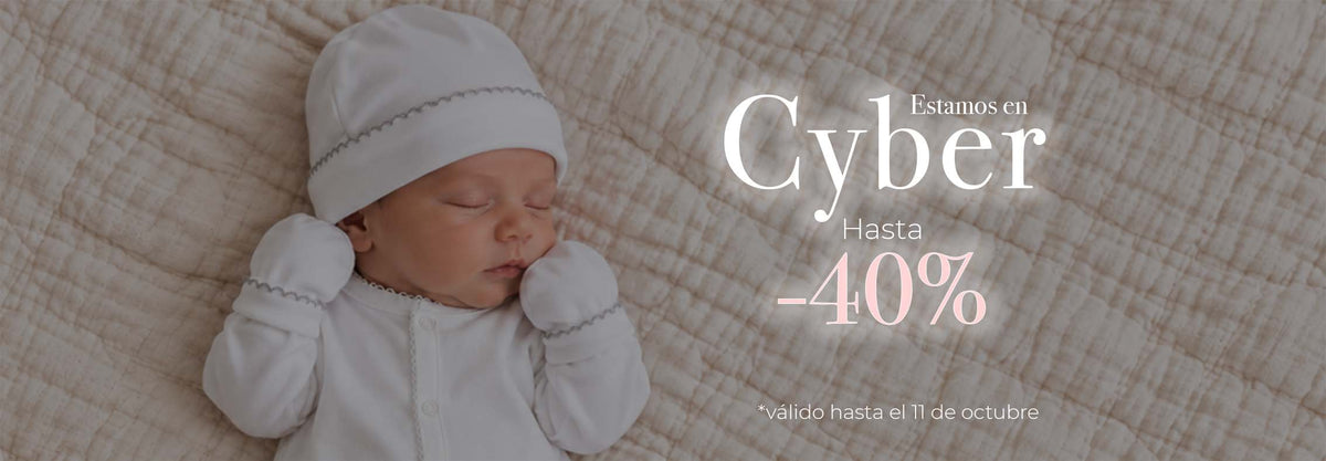 Ya estamos en Cyber: hasta 40% off en ropa para bebés