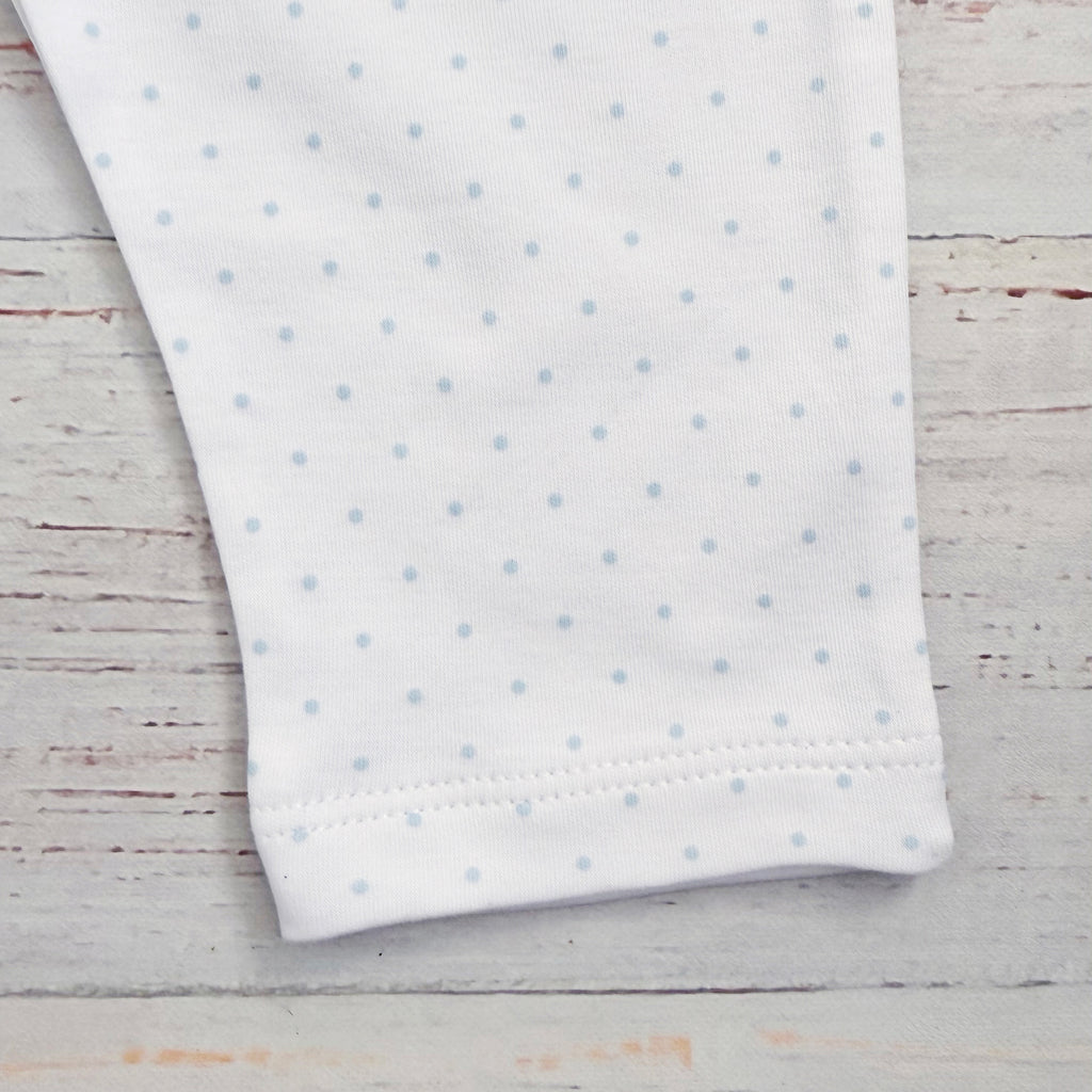 Pantalón Puntitos Celeste