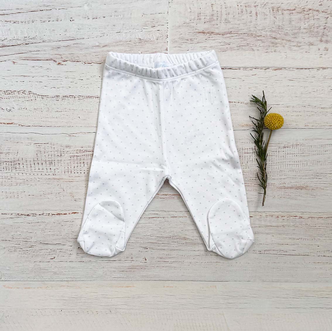 Pantalón Puntitos Celeste