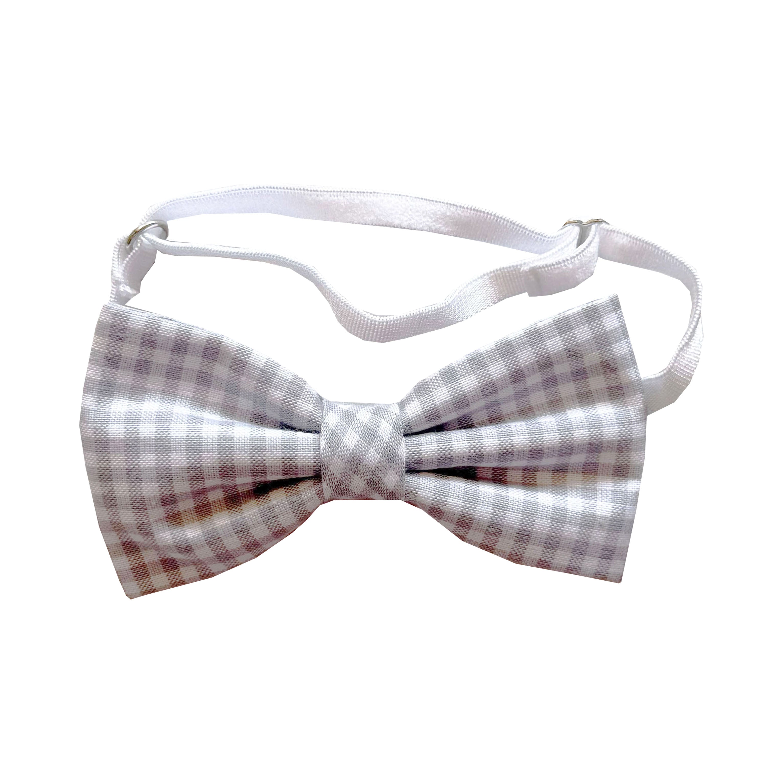 Corbatin Cuadros Gris