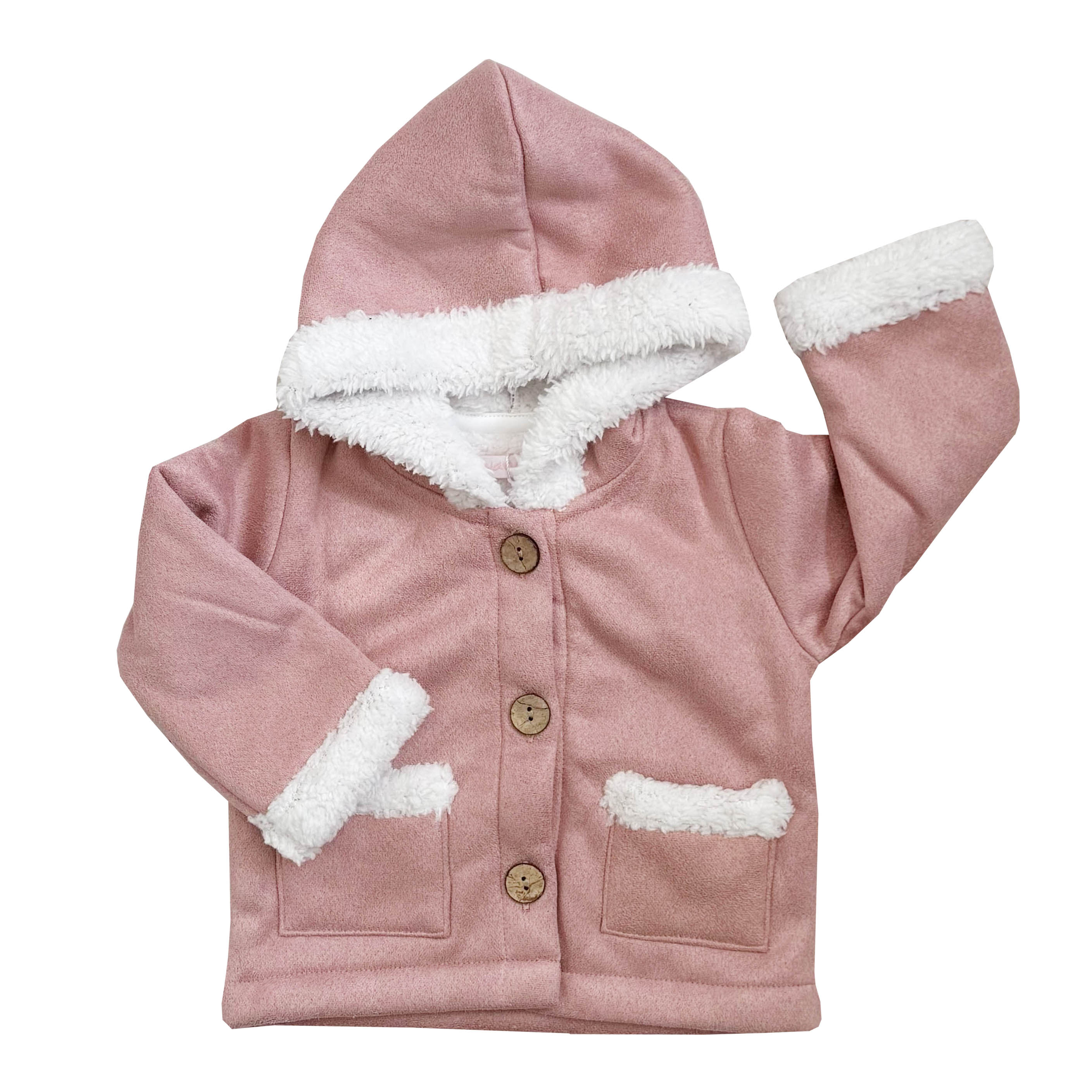 Chaqueta Noa Polar Rosado