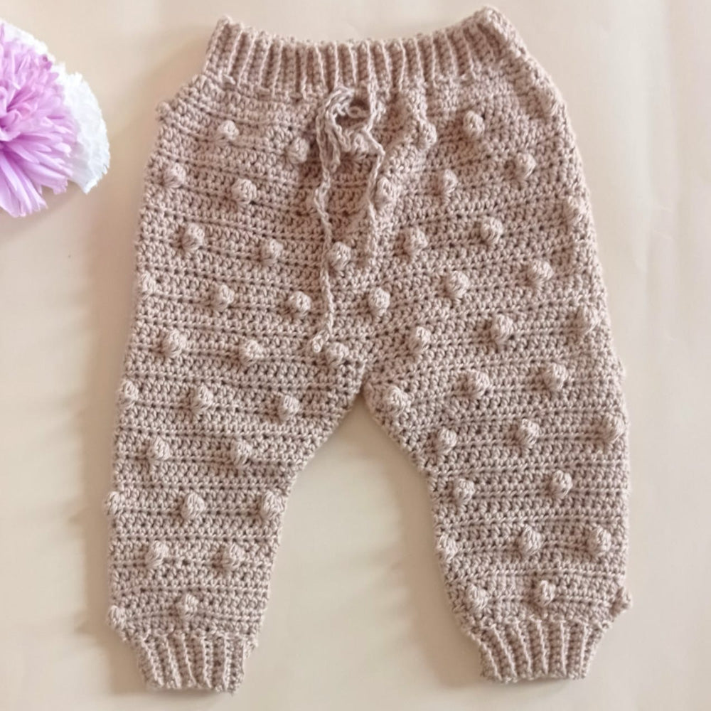 Pantalón Crochet Beige