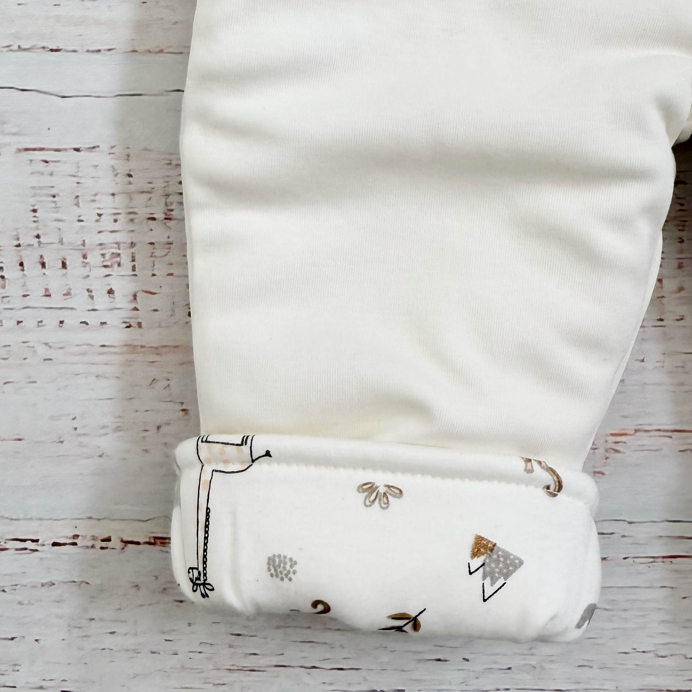 Pantalón Reversible Zoo Hueso