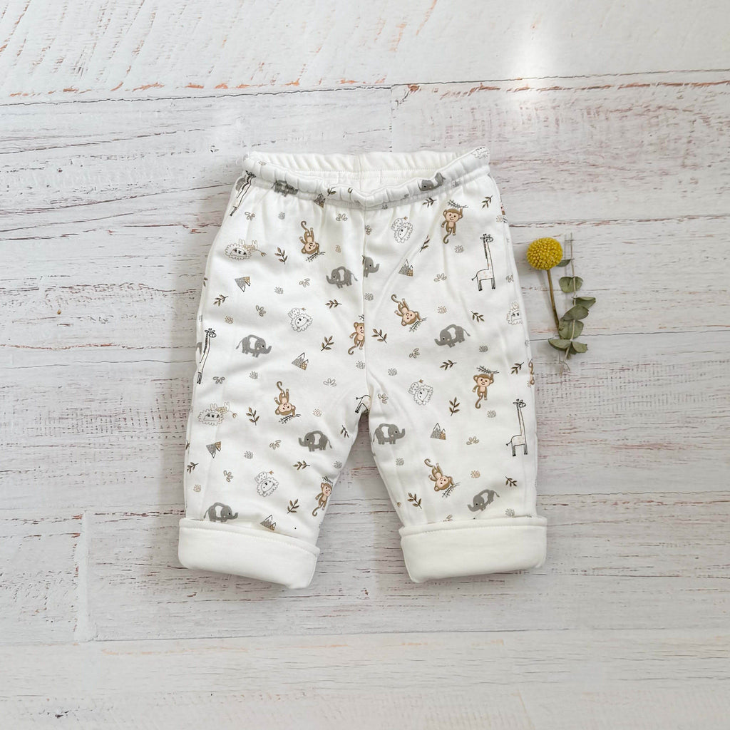 Pantalón Reversible Zoo Hueso