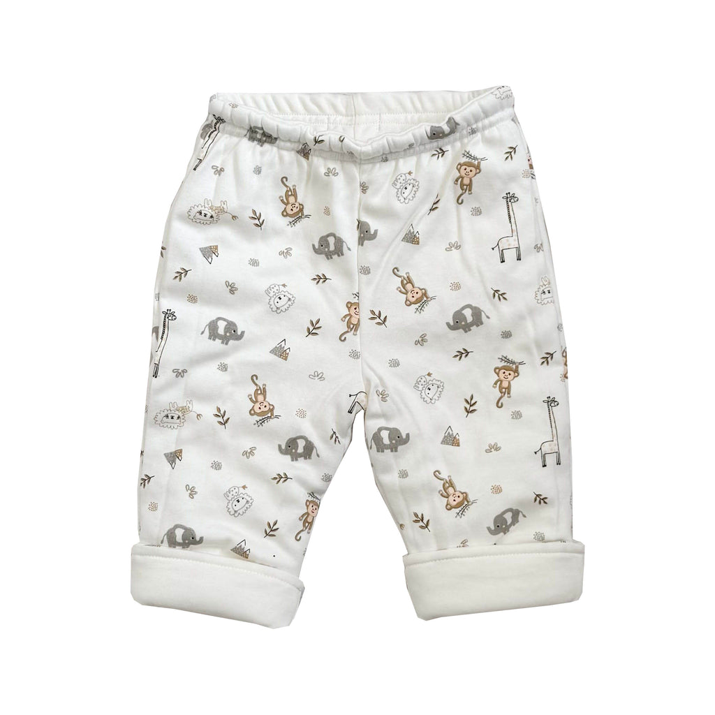 Pantalón Reversible Zoo Hueso