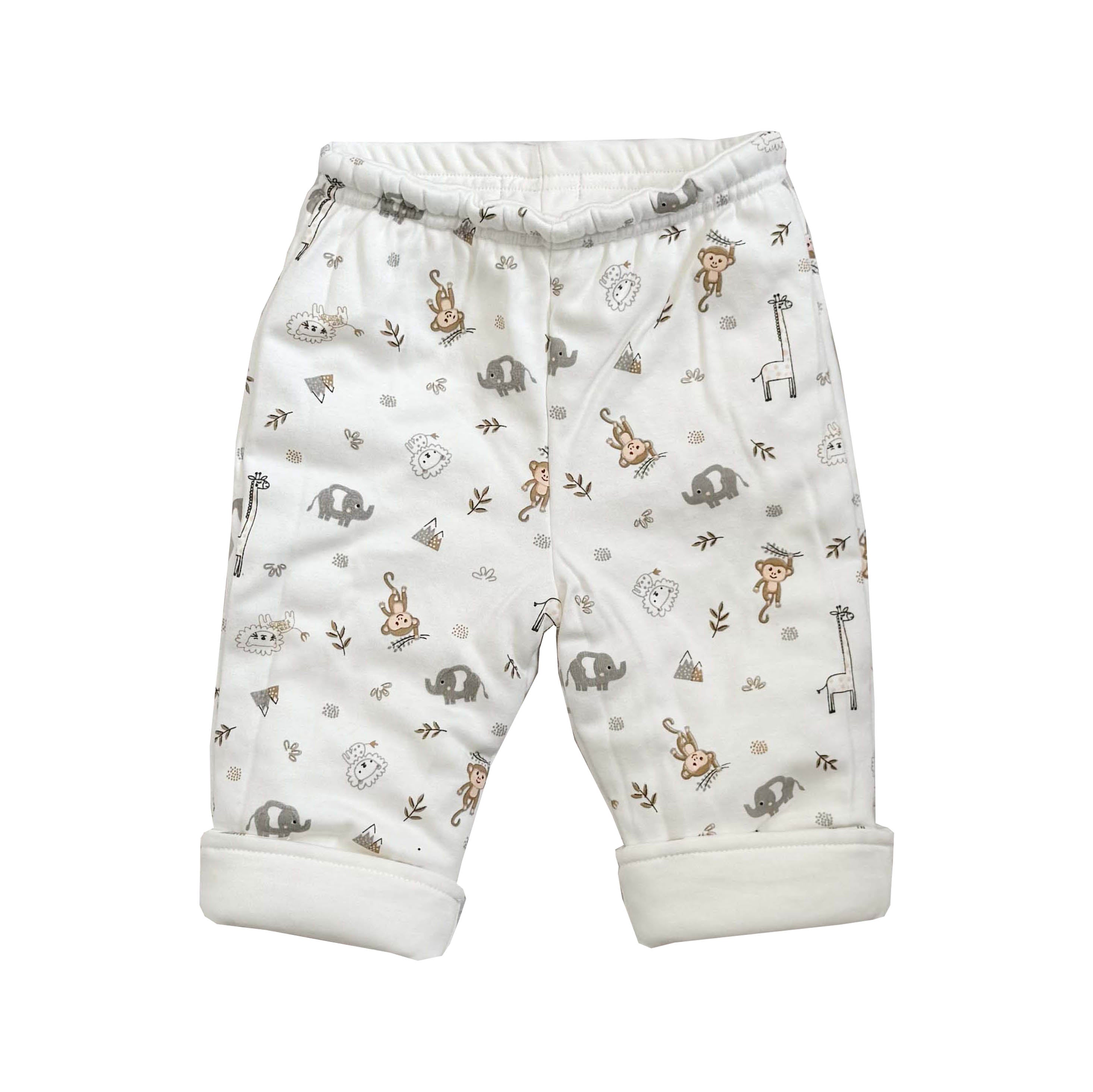 Pantalón Reversible Zoo Hueso