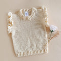 Chaleco Crochet Hueso S/Manga
