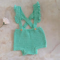 Short Tirantes Crochet Verde