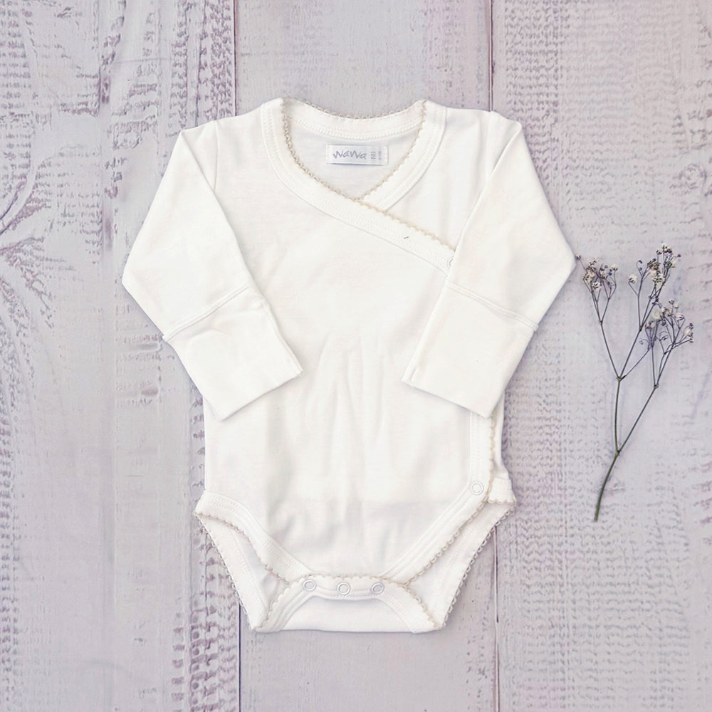 Pack 3 Bodys Básico Picot Beige