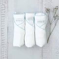 Pack 3 Bodys Básico Picot Celeste