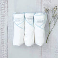 Pack 3 Bodys Básico Picot Celeste