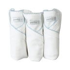 Pack 3 Bodys Básico Picot Celeste