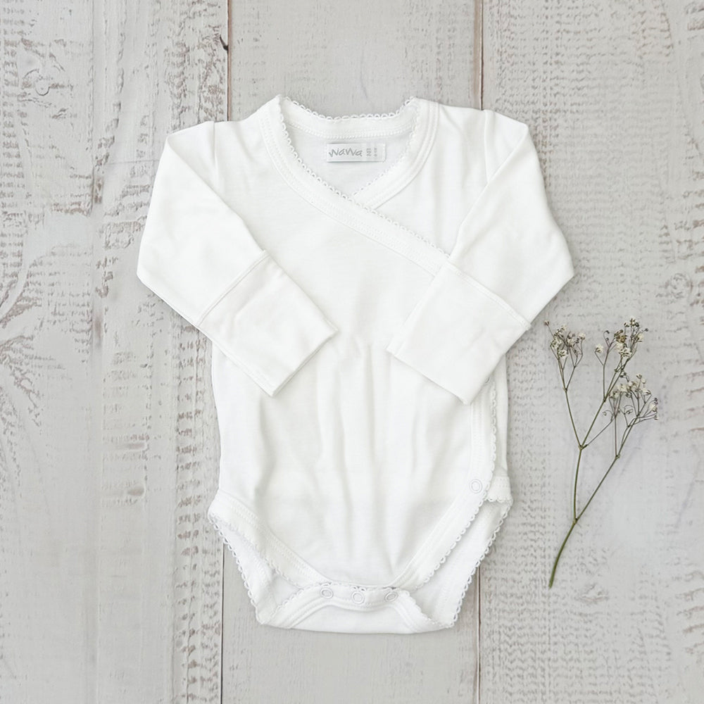 Body Básico Picot Blanco