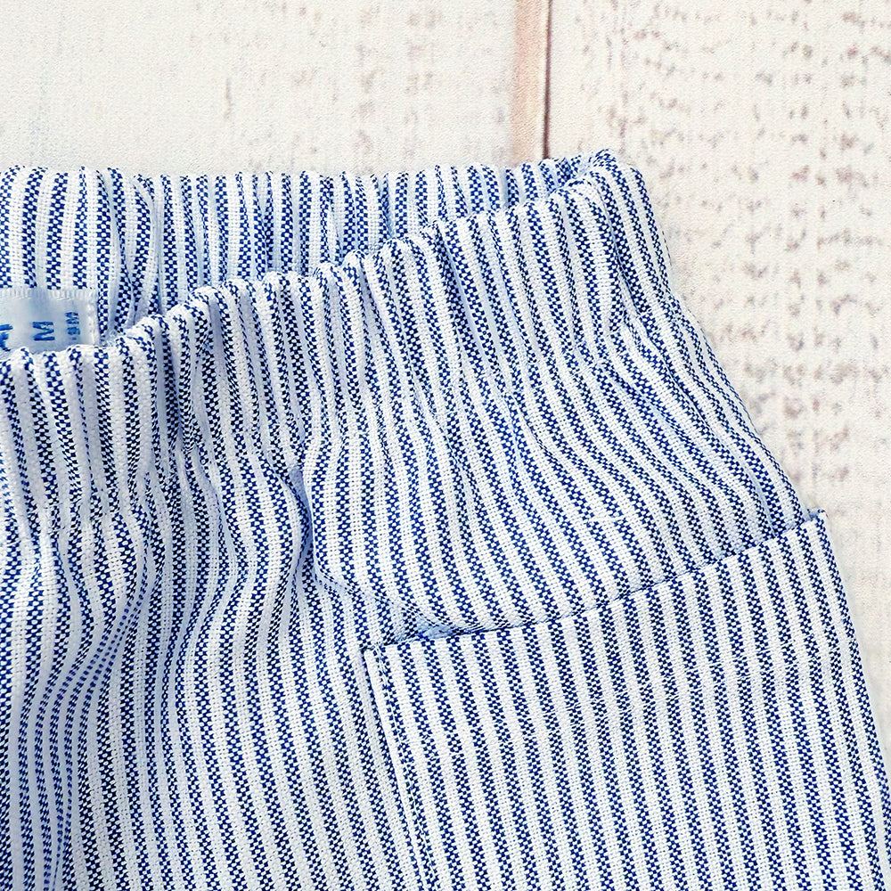 Pantalón Pau Rayas Celeste