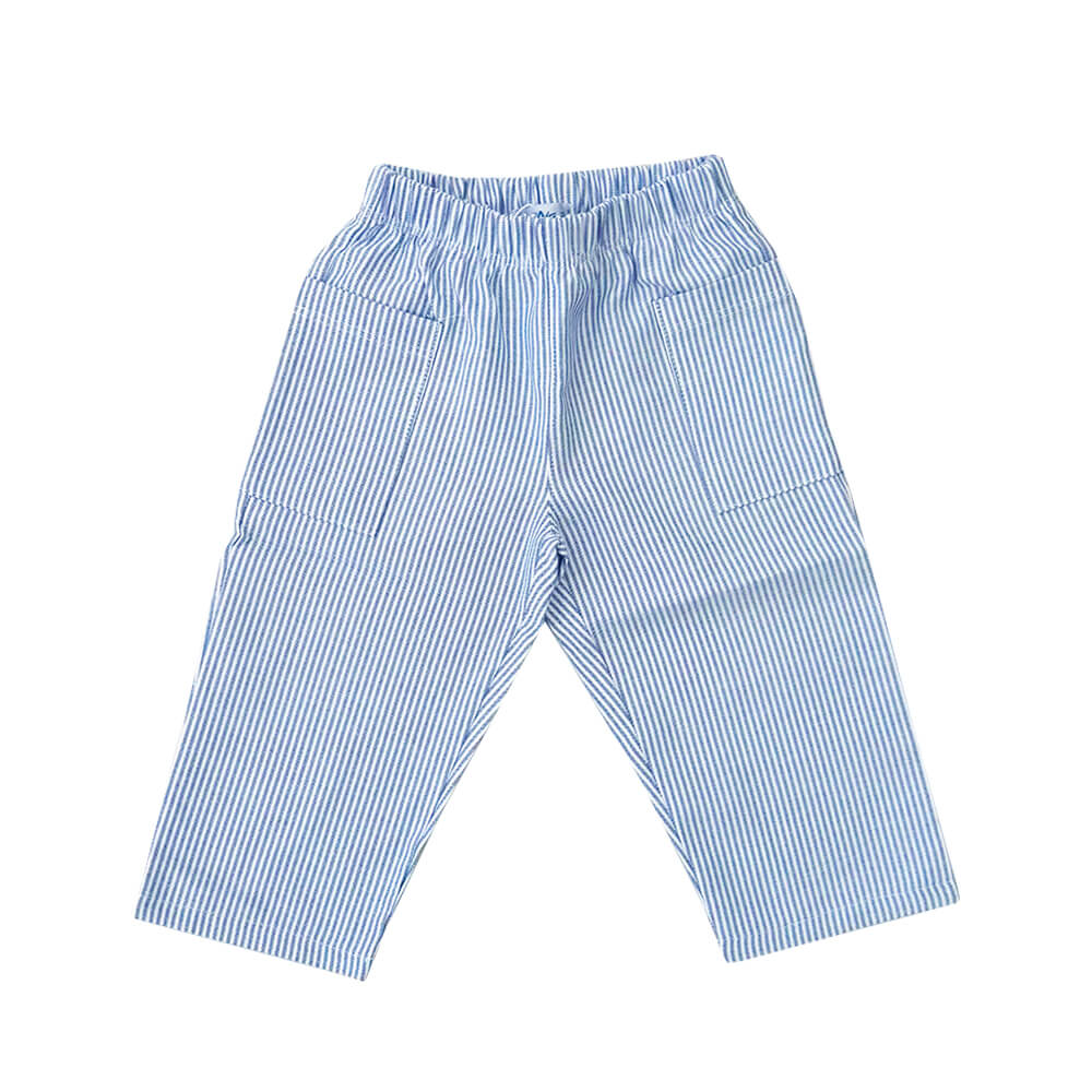 Pantalón Pau Rayas Celeste