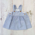 Vestido Pau Rayas Celeste
