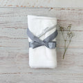 Toalla Bebe Rayas Gris