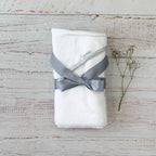 Toalla Bebe Rayas Gris
