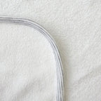 Toalla Bebe Rayas Gris