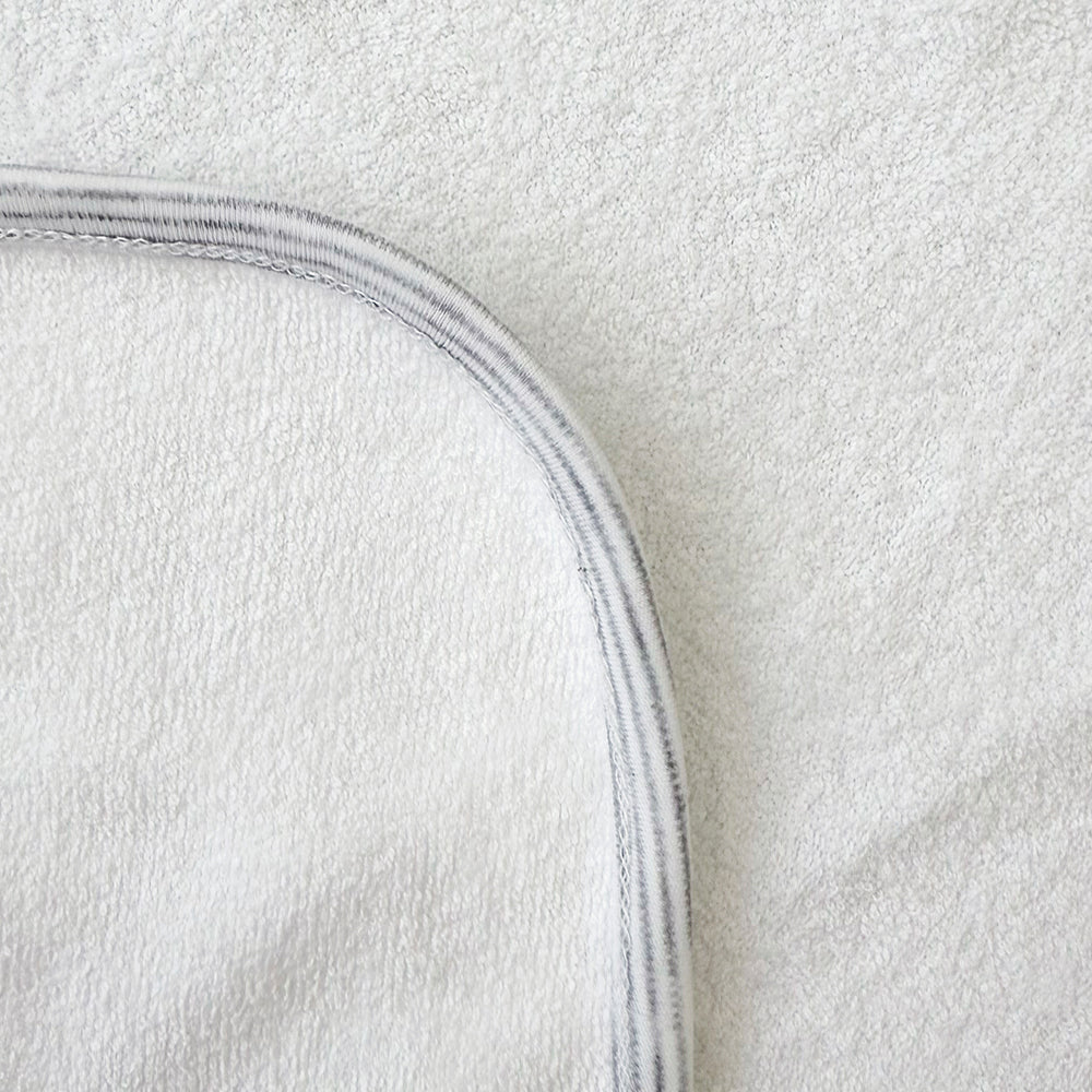 Toalla Bebe Rayas Gris