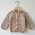Chaleco Crochet Formal Beige