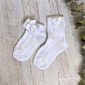 CALCETINES BLANCOS CROCHET NIÑA