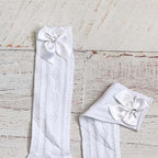 CALCETINES LARGOS CROCHET NIÑA