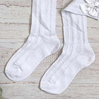 CALCETINES LARGOS CROCHET NIÑA