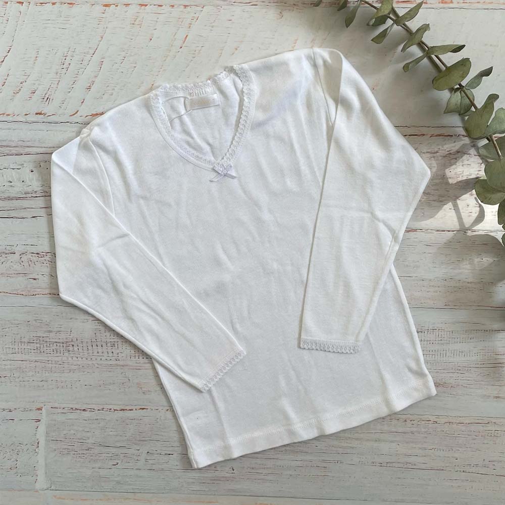 CAMISETA M/L BASICA NIÑA
