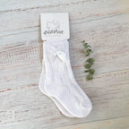 CALCETINES BLANCOS CROCHET NIÑA