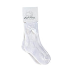 CALCETINES BLANCOS CROCHET NIÑA