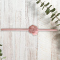 Cintillo Elastico Doble Rosado