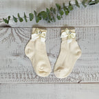 CALCETINES BEIGE ALGODÓN NIÑA