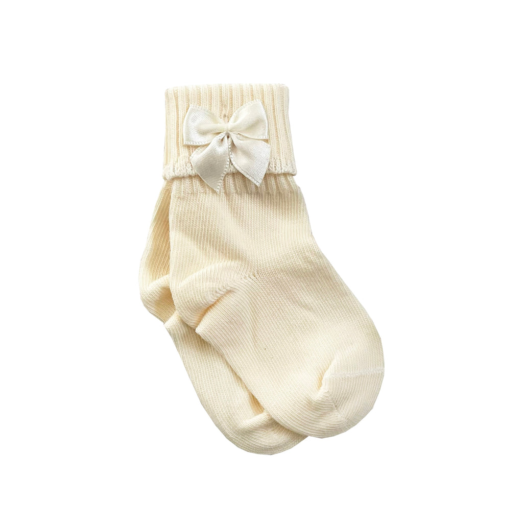 CALCETINES BEIGE ALGODÓN NIÑA