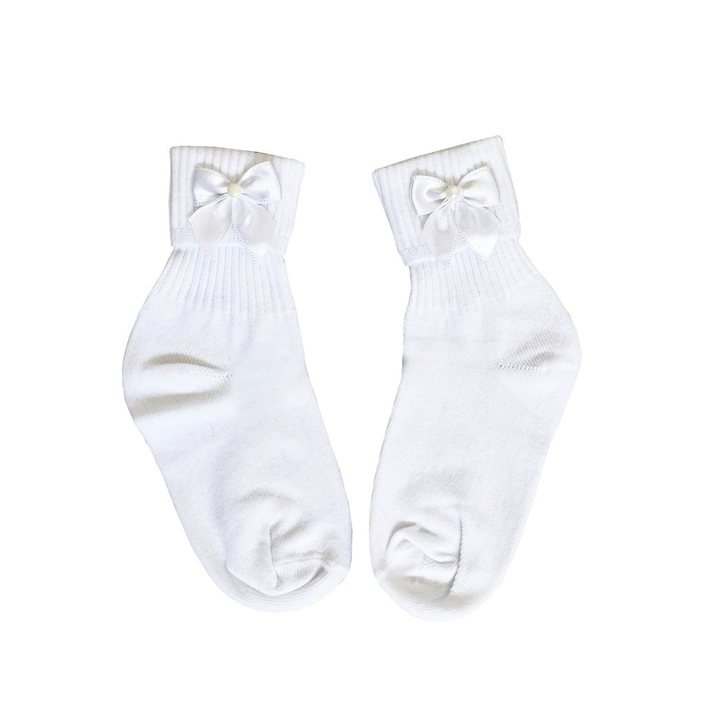 CALCETINES BLANCOS ALGODÓN NIÑA