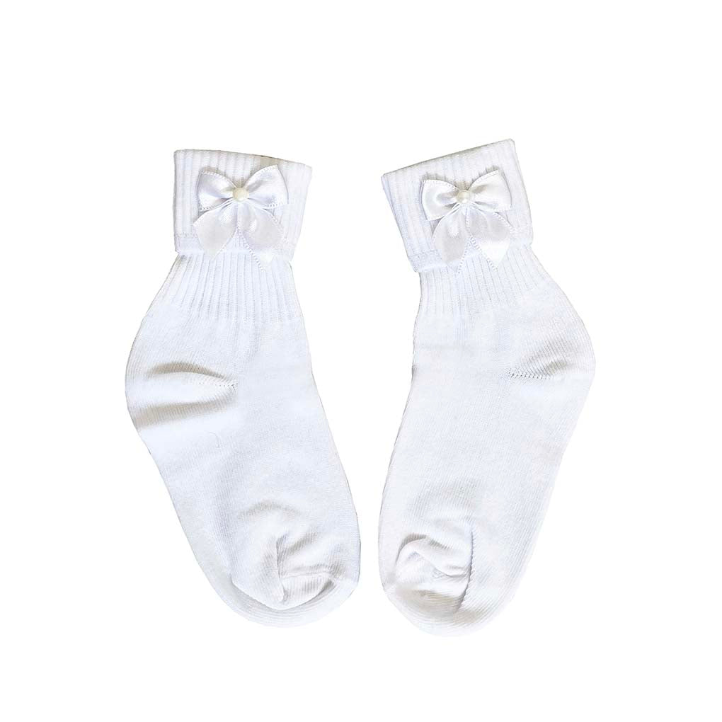 CALCETINES BLANCOS ALGODÓN NIÑA