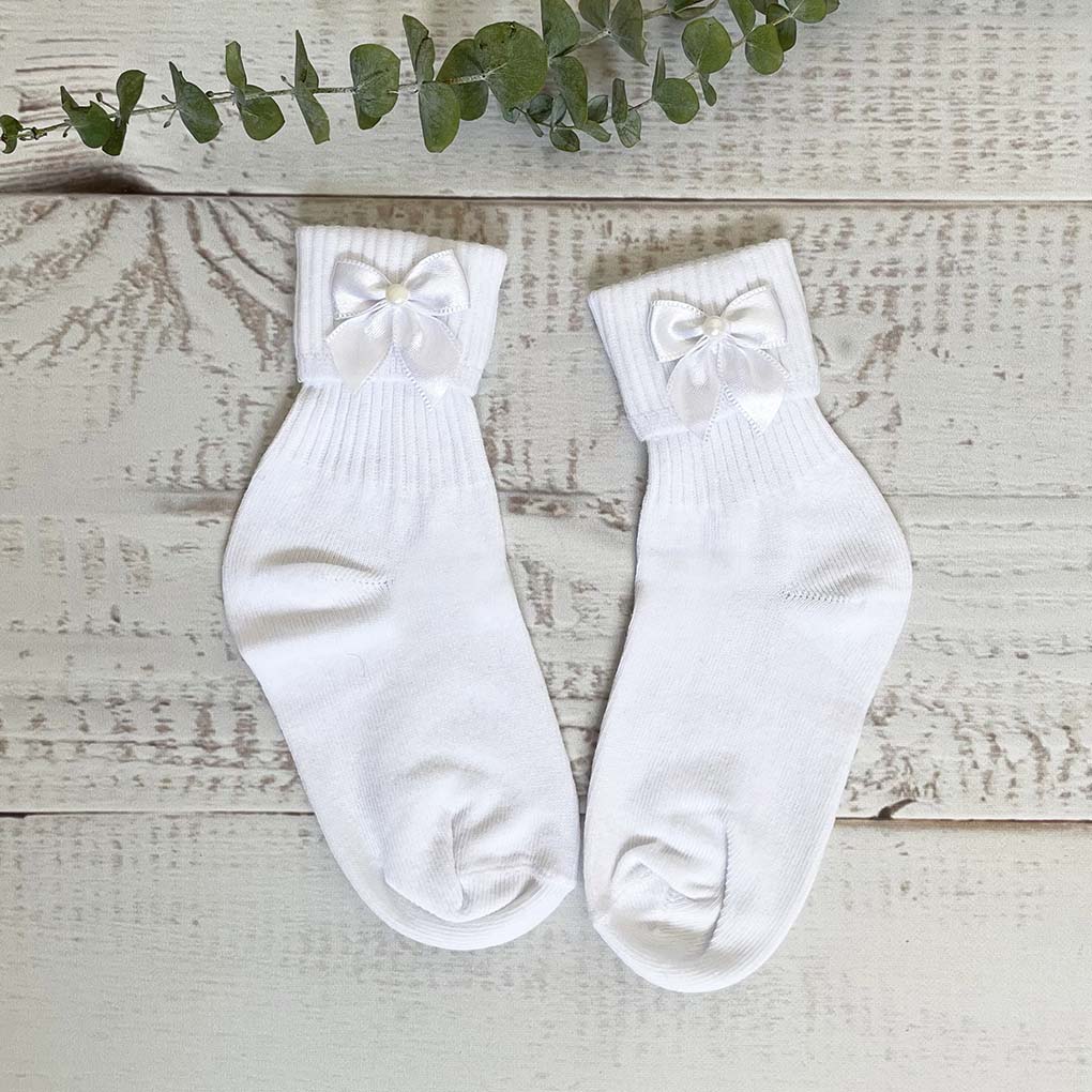 CALCETINES BLANCOS ALGODÓN NIÑA