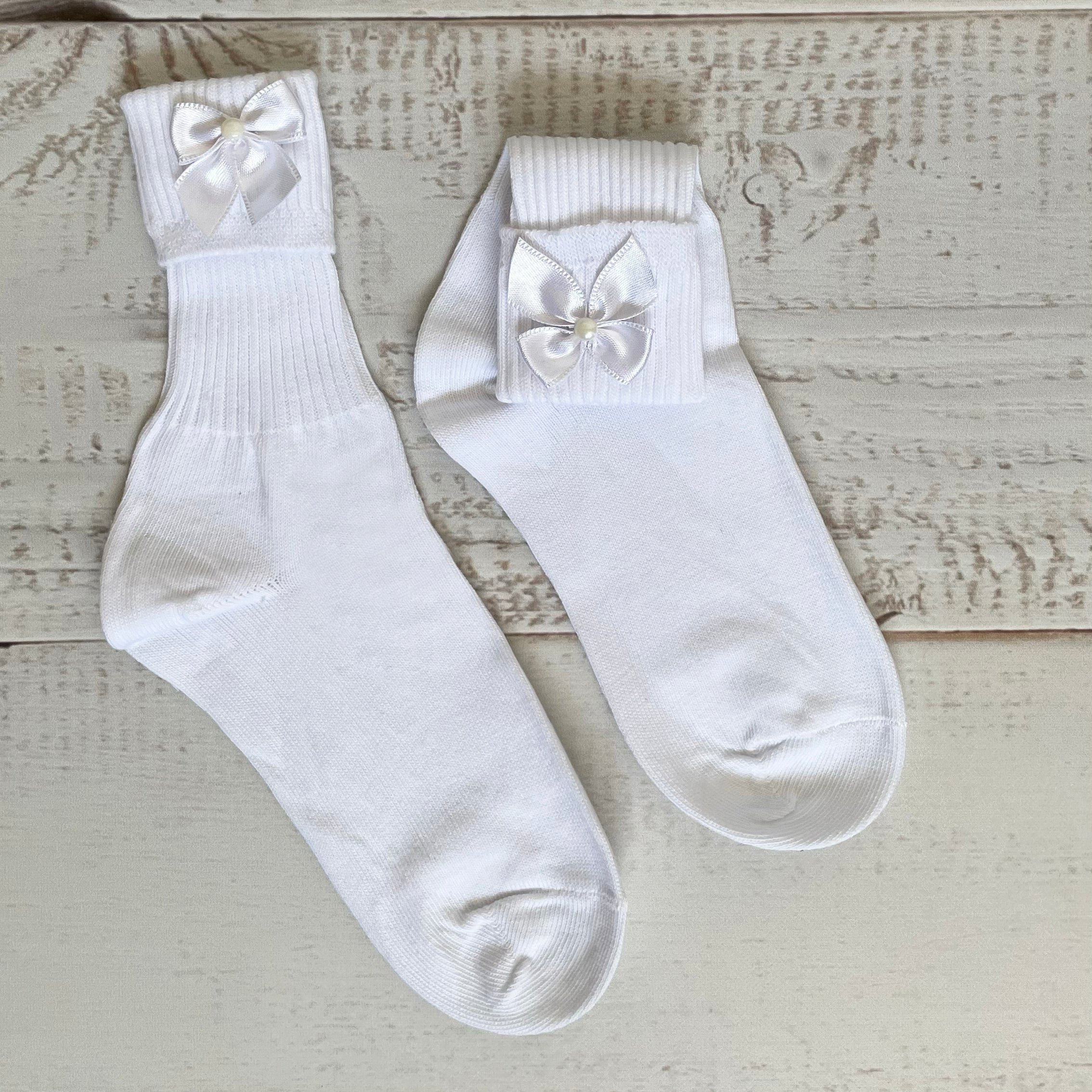 CALCETINES BLANCOS ALGODÓN NIÑA
