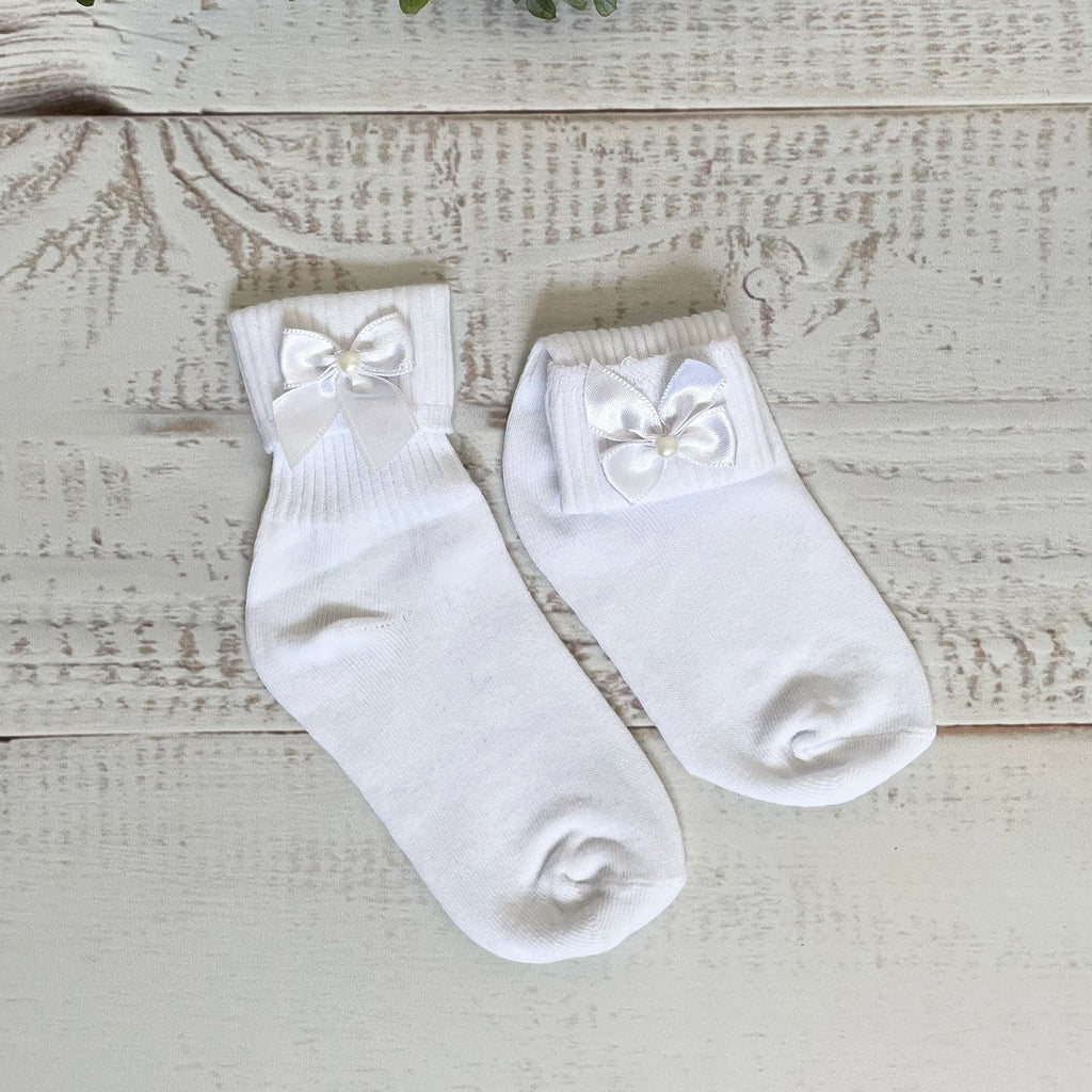 CALCETINES BLANCOS ALGODÓN NIÑA