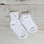 CALCETINES BLANCOS ALGODÓN NIÑA