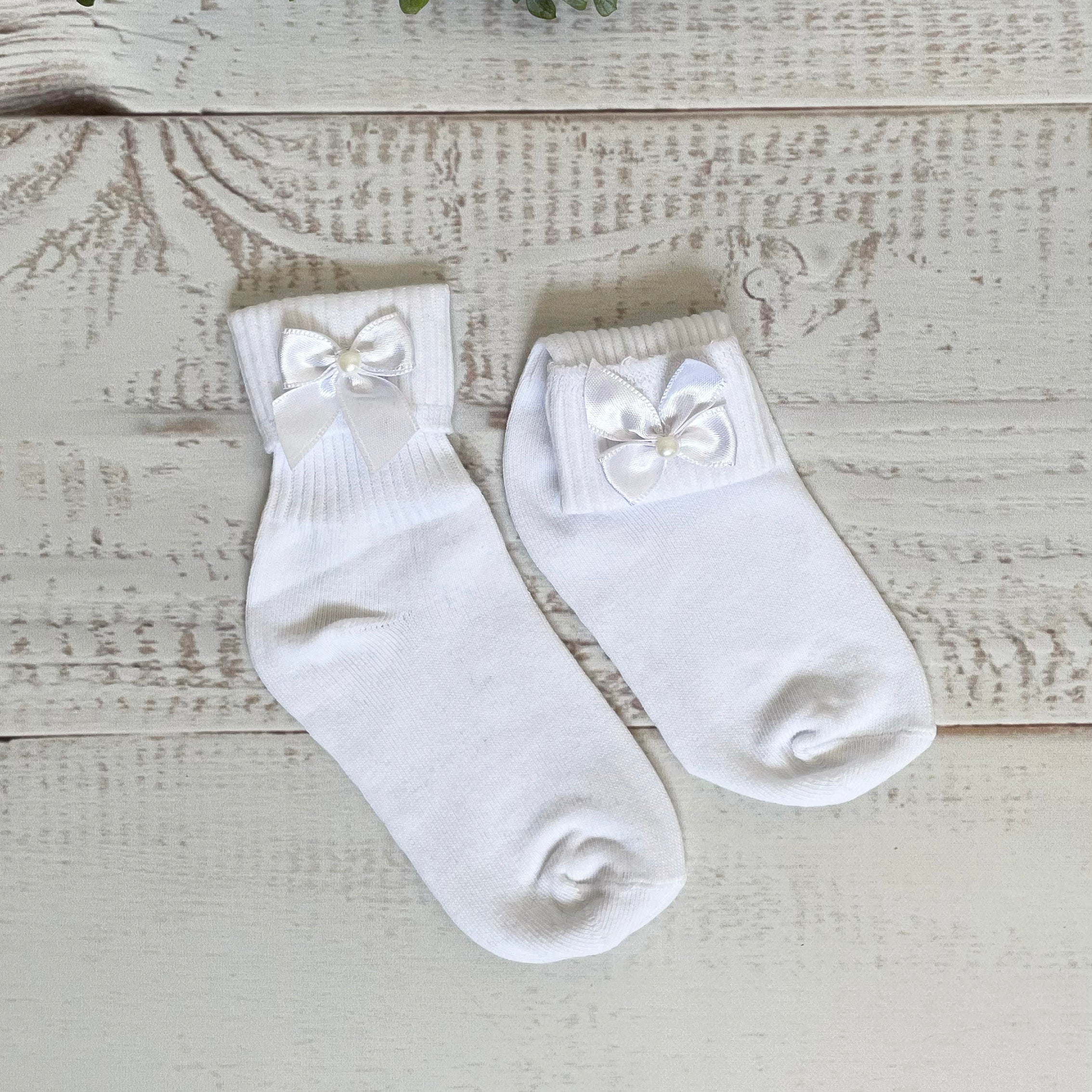 CALCETINES BLANCOS ALGODÓN NIÑA