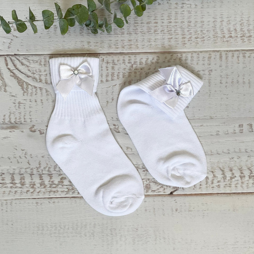 CALCETINES BLANCOS ALGODÓN NIÑA