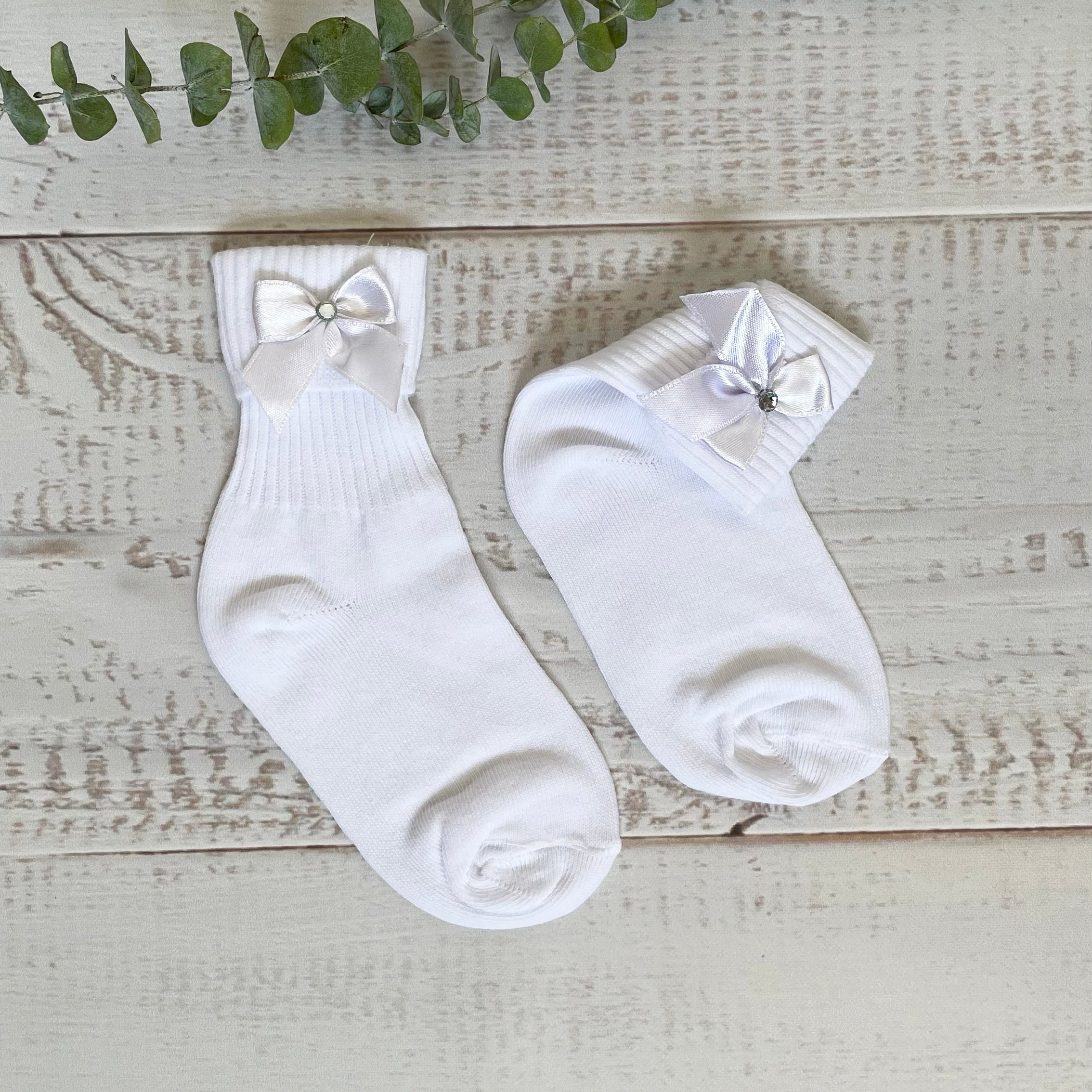 CALCETINES BLANCOS ALGODÓN NIÑA