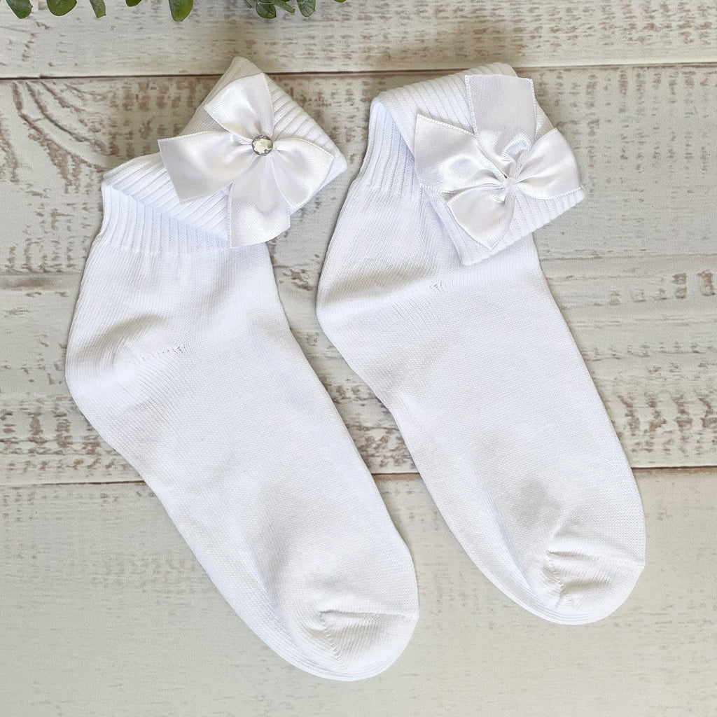 CALCETINES BLANCOS ALGODÓN NIÑA