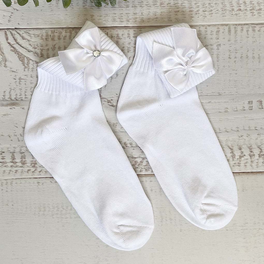 CALCETINES BLANCOS ALGODÓN NIÑA