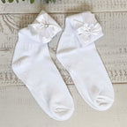 CALCETINES BLANCOS ALGODÓN NIÑA