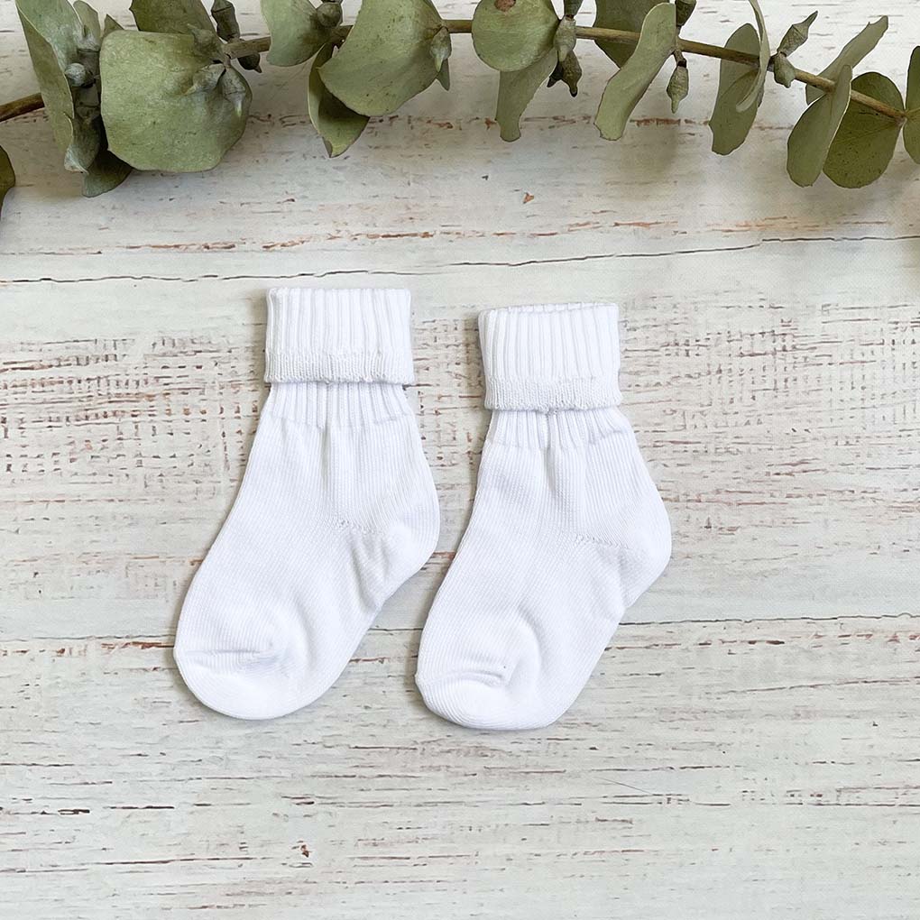 CALCETINES BLANCOS ALGODÓN NIÑO