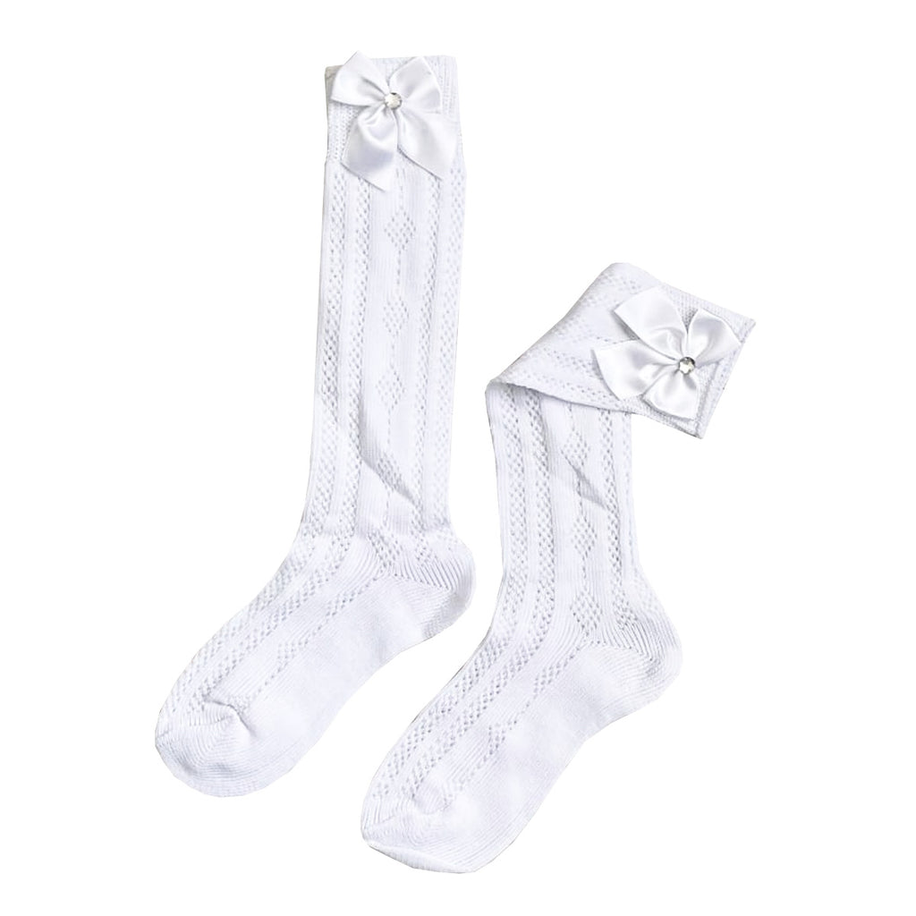 CALCETINES LARGOS CROCHET NIÑA