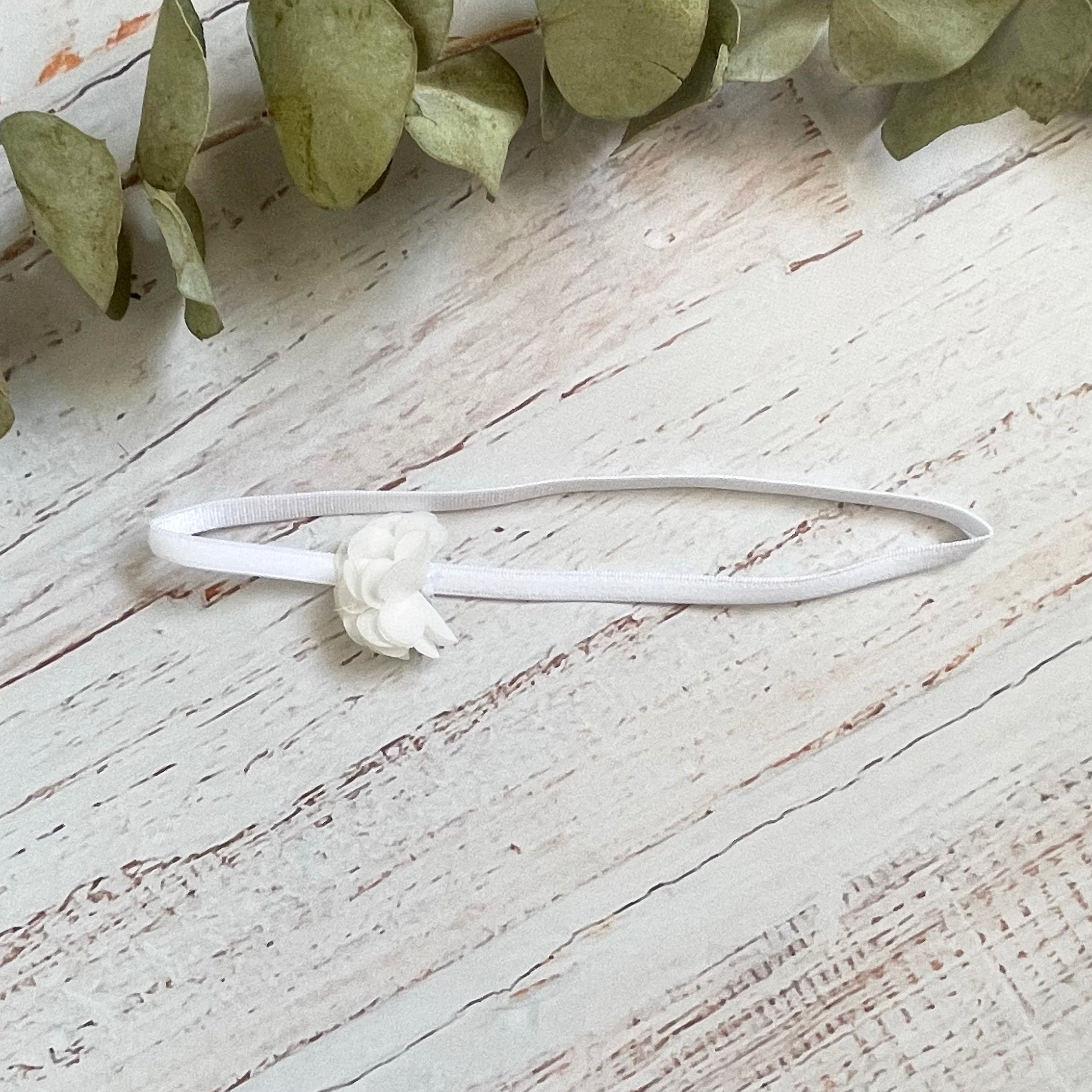 Cintillo Elastico Blanco